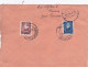 REPUBLIC COAT OF ARMS, STAMPS ON COVER, 1950, ROMANIA - Covers & Documents