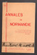 ANNALES DE NORMANDIE 1965 Enguerran De Marigny Abbaye Fécamp Normands D'Ecosse - Normandië