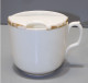 Delcampe - -ANCIENNE TASSE A MOUSTACHE PORCELAINE BLANCHE Bordure Dorée Jus Grenier   E - Autres & Non Classés