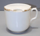 Delcampe - -ANCIENNE TASSE A MOUSTACHE PORCELAINE BLANCHE Bordure Dorée Jus Grenier   E - Sonstige & Ohne Zuordnung