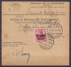 Mandat Affr. N°OC20 Càd CINEY /13 X 1917 Pour MARCHE (au Dos: N°OC14 Càpt "MARCHE /14.10.17/(BELGIEN)") - OC1/25 General Government