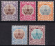Bermuda. 1906-10  Y&T. 29, 32, 34, 36, 37,  MH. - Bermuda