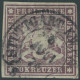 WÜRTTEMBERG 42a O, 1873, 70 Kr. Braunlila, Hufeisenstempel STUTTGART K.W., Kleine Rückseitige Schürfung Sonst Pracht, Fo - Gebraucht