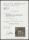WÜRTTEMBERG 42a O, 1873, 70 Kr. Braunlila, Hufeisenstempel STUTTGART K.W., Kleine Rückseitige Schürfung Sonst Pracht, Fo - Afgestempeld
