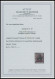 FREIE STADT DANZIG 39 O, 1920, 50 Pf. Kleiner Innendienst, Zeitgerechte Entwertung DANZIG 5b, Pracht, Fotoattest Dr. Oec - Usados
