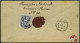 ÖSTERREICH 44/5,47 BRIEF, 1884, 2, 3 Kr. Doppeladler Und Rückseitiges Reco-Porto 10 Kr. Doppeladler Auf Brief Von MÄHR.  - Usati