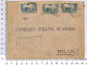 P0898 - TURKEY - Postal History - Cover To Italy: 11 Piaster 40 Para - 1921 - Brieven En Documenten