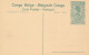 BELGIAN CONGO PPS SBEP 61 VIEW 115 UNUSED - Stamped Stationery