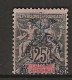 1903 MH  Nouvelle Caledonie  Yvert 75 - Unused Stamps