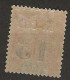 1902 MH  Nouvelle Caledonie  Yvert 66 - Unused Stamps