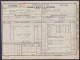 Bordereau (Chemins De Fer De L'Est) Daté 12 Mars 1868 Pour L'envoi De 2 Paniers De Plantes De HASTIERE à VIREUX - Griffe - Nord Belge
