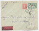 FRANCE MERSON 10FR+50C SEMEUSE LETTRE AVION ISTRES 18.2.1929 POUR SAIGON INDOCHINE + MENTION AVION LE BRIX - 1927-1959 Covers & Documents