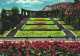 GENOVA, LIGURIA, ARCHITECTURE, VICTORY SQUARE , LE CARAVELLE, PARK, FLOWER BED,  ITALY, POSTCARD - Genova (Genoa)