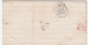 Lettre Avec Napoléon N°29, Cachet Perlé "Saugnac Et Muret" Landes, GC 4918, Ind18 (340e), Cachet "OR" - 1863-1870 Napoléon III Con Laureles