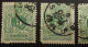 België - Belgique  - 1884-88  OPB/COB  ° 45 Liggende Leeuw  ( Lot 4 Exempl. ) - Obl. - 1869-1888 Leone Coricato