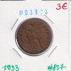 Great Britain 1/2 Penny 1933  Km#837 - C. 1/2 Penny