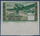 AFRIQUE EQUATORIALE FRANCAISE Poste Aérienne Type B " Le Stanley Pool " 1943 Essai NON Dentelé Sans Valeur ** TTB - Unused Stamps