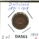 2 PFENNIG 1904 A DEUTSCHLAND Münze GERMANY #DA563.2.D.A - 2 Pfennig