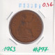 Great Britain 1 Penny 1963  Km#897 - D. 1 Penny