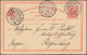 Dänemark Postkarte P 129 Christian IX. 10 Öre, AARHUS 11.1.1906 Nach REGENSBURG - Postal Stationery