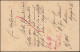 Dänemark Postkarte P 129 Christian IX. 10 Öre, AARHUS 11.1.1906 Nach REGENSBURG - Postal Stationery