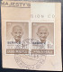 1948 Gandhi SERVICE Overprint In RARE VF QUALITY 1 1/2a (SG O150a) Cds GOVERNOR GENERAL CAMP P.O NEW DELHI (India Used - Dienstzegels