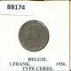 1 FRANC 1956 DUTCH Text BÉLGICA BELGIUM Moneda #BB174.E.A - 1 Franc