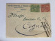 !!! MONACO, LETTRE DE 1918 AVEC ENTÊTE HOTELS BRISTOL & MAJESTIC, MONTE CARLO POUR COGNAC - Cartas & Documentos