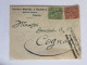 !!! MONACO, LETTRE DE 1918 AVEC ENTÊTE HOTELS BRISTOL & MAJESTIC, MONTE CARLO POUR COGNAC - Storia Postale