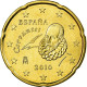 Espagne, 20 Euro Cent, 2010, SPL, Laiton, KM:1148 - Spain