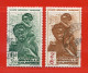 REF102 > NOUVELLE CALEDONIE > PA N° 36 + 37 Ø > RARE Oblitéré Poste Aux Colonies Dos Visible > Used Ø - NCE - Used Stamps