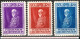 Liechtenstein 1933: 80.Geburtstag Fürst Franz (1853-1938) Zu 101-103 Mi 122-124 Yv 114-116 (Zumstein CHF 225.00 -50%) - Unused Stamps