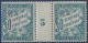 MONACO TAXE Paire MILLESIME 5 De 1905 N°6** 30c Bleu Fraicheur Postale TTB - Impuesto