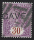 CEYLON 1893 QV 30C SC#140 VIOLET & ORANGE BROWN CAVE COMPANY USED STAMP 12EB0028 - Ceylan (...-1947)