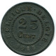 25 CENTIMES 1915 BELGIUM Coin #AX368.U.A - 25 Centimes