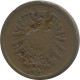 2 PFENNIG 1876 G DEUTSCHLAND Münze GERMANY #AE565.D.A - 2 Pfennig