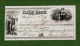 USA Certificate Of Deposit ILION BANK Herkimer State Of New York 1861 CIVIL WAR ERA - Divisa Confederada (1861-1864)