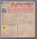Timbre N° 210   4,7  Vert Foncé Et Rouge  &  N ° 177  1 F Brun  Vin Blanc Rivesaltes Colis Postaux Postal 1943 - Brieven & Documenten