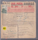 Timbre N° 210   4,7  Vert Foncé Et Rouge  &  N ° 177  1 F Brun  Vin Blanc Rivesaltes Colis Postaux Postal 1943 - Covers & Documents