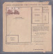 Timbre N° 210   4,7  Vert Foncé Et Rouge  &  N ° 177  1 F Brun  Vin Blanc Rivesaltes Colis Postaux Postal 1943 - Lettres & Documents