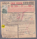 Timbre N° 210   4,7  Vert Foncé Et Rouge  &  N ° 177  1 F Brun  Vin Blanc Rivesaltes Colis Postaux Postal 1943 - Brieven & Documenten