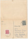 Österreich Austria Mi.P409 Ganzsache Postal Stationery With Reply Card Used 1967 RARE !! - Briefkaarten