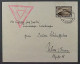 Dt. Reich  498 Brief  Chikagofahrt 4 RM Auf Zeppelinbrief, Selten, KW 800,- € - Briefe U. Dokumente