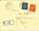 Yugoslavia Registered Cover Sent To Denmark Osijek 3-1-1933 - Covers & Documents