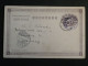 DS2   JAPON  CARTE ENTIER 1902 A STRASSBURG GERMANY   ++AFF. INTERESSANT+++ - Postcards