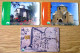 Cyprus - 3 Different Phone Cards - Used - 2 Scans - Cyprus