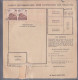 Timbre N° 210   4,7  Vert Foncé Et Rouge  &  N ° 177  1 F Brun  Vin Blanc Rivesaltes Colis Postaux Postal 1943 - Cartas & Documentos