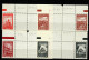 Serbien: MiNr. 72a, 73, 80, 81 Zwischensteg, Postfrisch, ** - Ocupación 1938 – 45