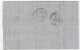 Lettre Avec  Napoléon N°29, Cachet Tireté Brocas, GC 4471, Landes, Ind. 9 (60e) - 1863-1870 Napoleon III With Laurels