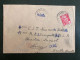 LETTRE TP M DE GANDON 15F OBL.9-3? 1950 HABSHEIM HAUT RHIN (68) Pour Fernand KITT 8e RA (Trompette) BCR NANCY (54) - Sellos Militares Desde 1900 (fuera De La Guerra)